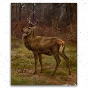 Stag In An Autumn Landscape