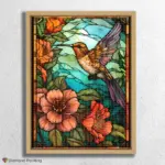 Stained_Glass_Birds_83993_float-diamond-painting-paintingscart Hummingbird Stained Glass