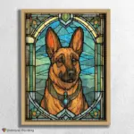Stained_Glass_Dogs_294104_float-diamond-painting-paintingscart German Shepherds Stained Glass