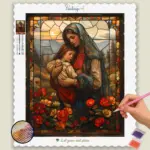 Mother's Love Stained Glass