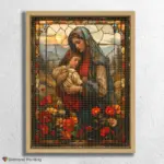 Mother's Love Stained Glass