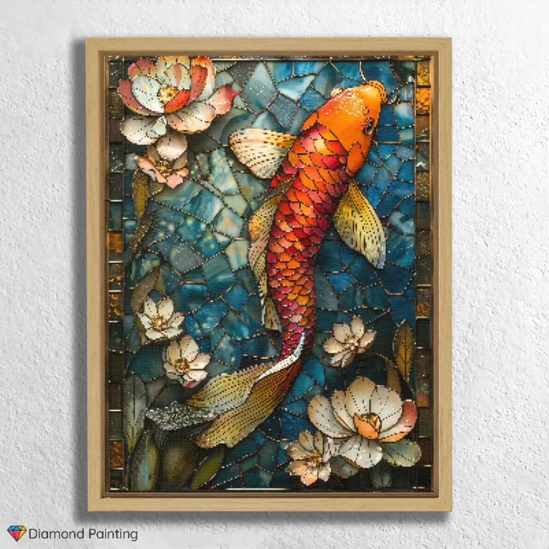 Colorful Fish Stained Glass