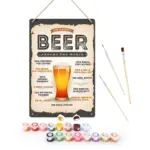 Beer Around the World Metal Poster