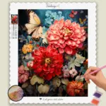 Zinnia_s_Autumn_Zenith_14915_base-diamond-painting-paintingscart Colorful Autumn Flowers