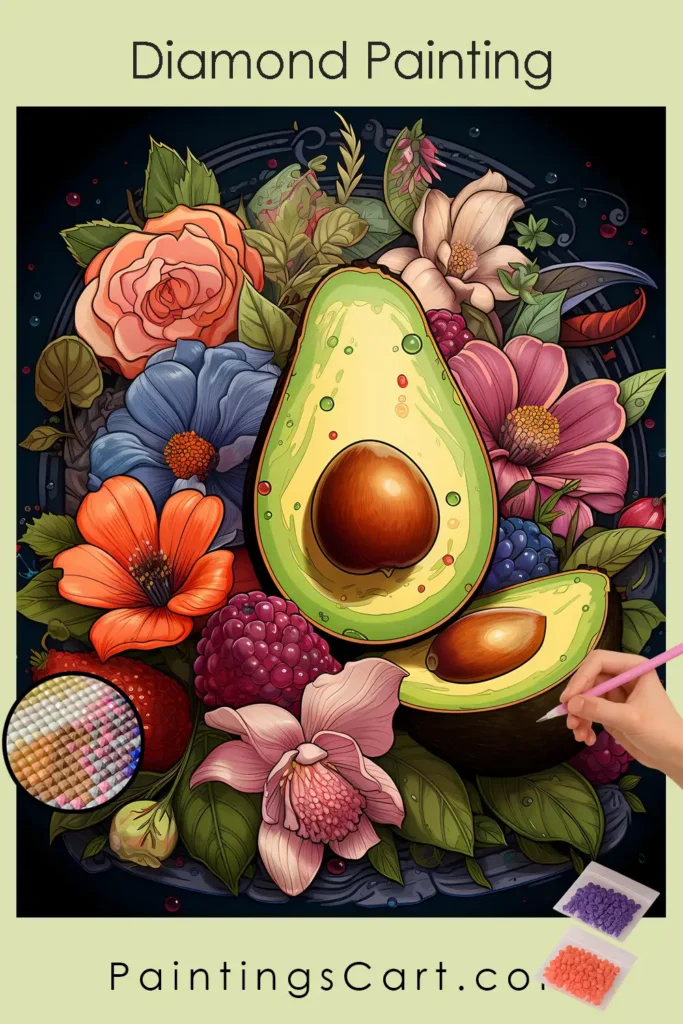 Avocado and Flowers