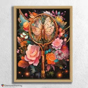 Badminton Butterfly flowers Kawaii