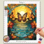 Butterflies Stained Glass