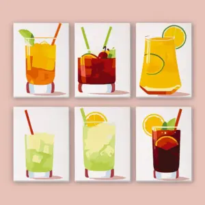 Erfrischende Fruchtsäfte