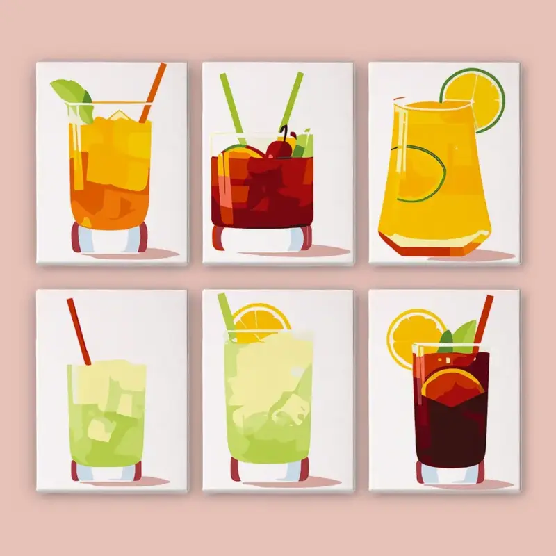 Erfrischende Fruchtsäfte