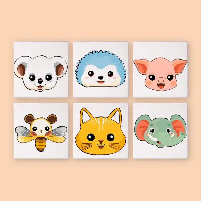 90687-Paint-by-numbers-Diamond-Painting-webp Süße Tiergesichter