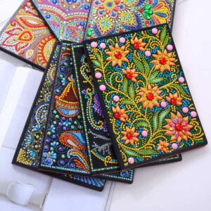 Diamond Painting Notebooks - Mosaic Art and Flowers