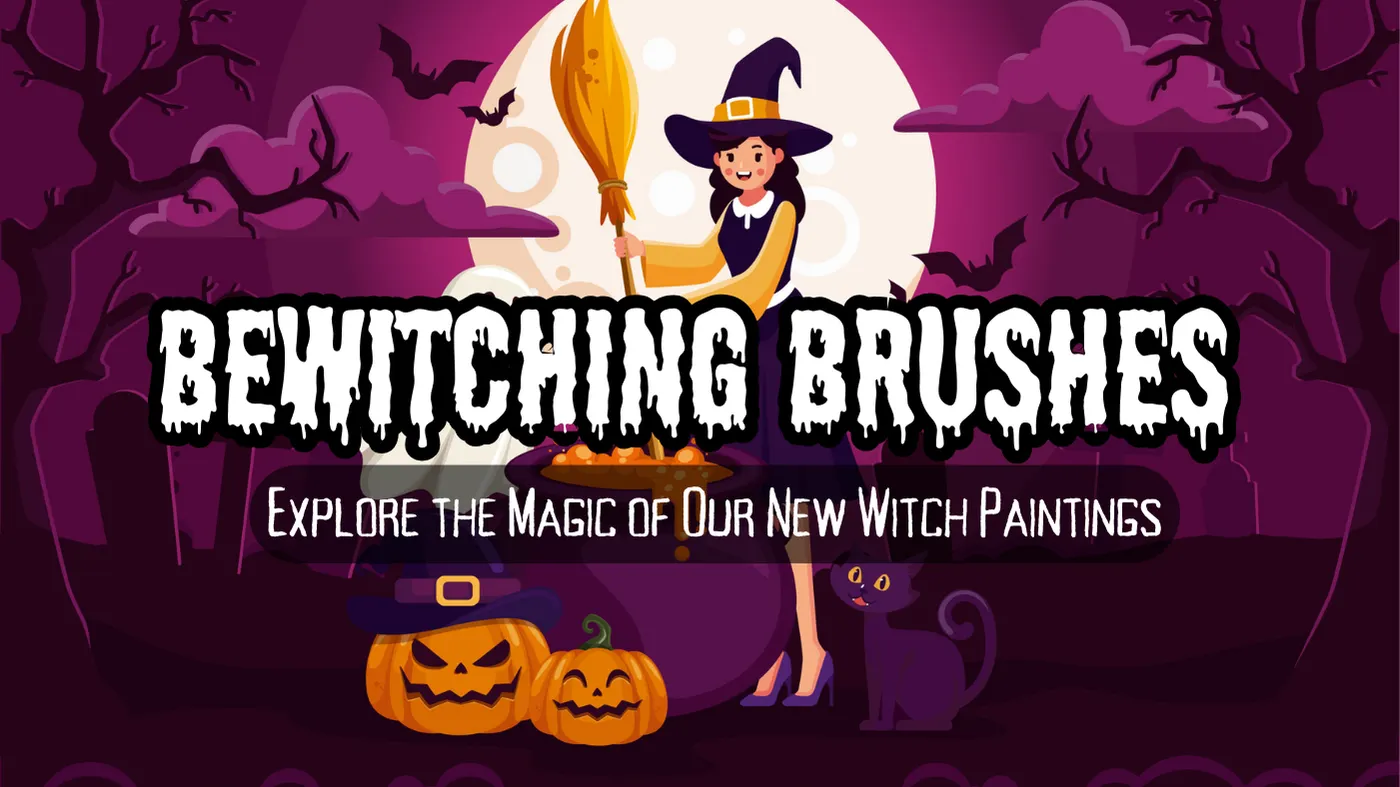 Explore the Magic of Our New Witch Paintings