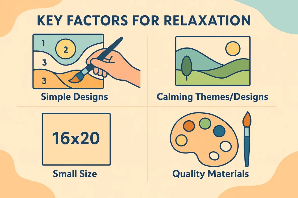 Key Factors for Relaxation with DIY paint by numbers