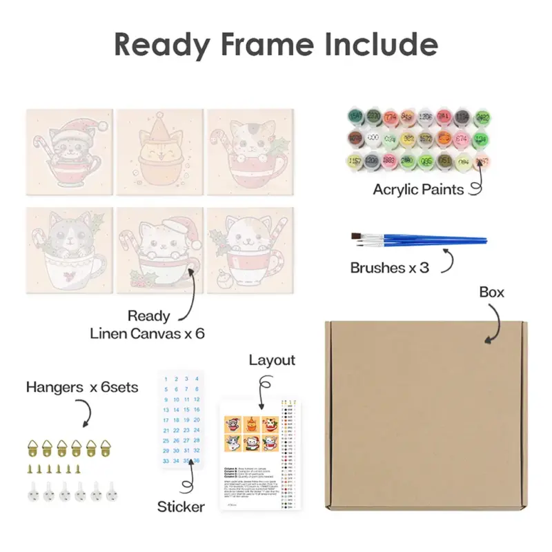 Pre Framed Paint by Numbers