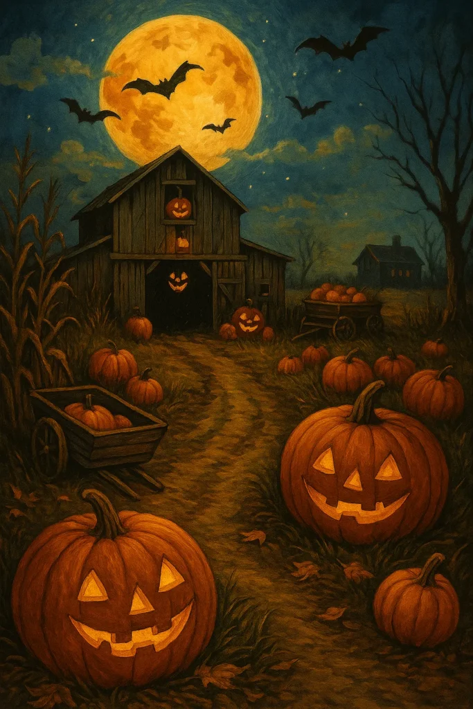 Pumpkin Fields & Haunted Barns: Capturing the Heart of Halloween